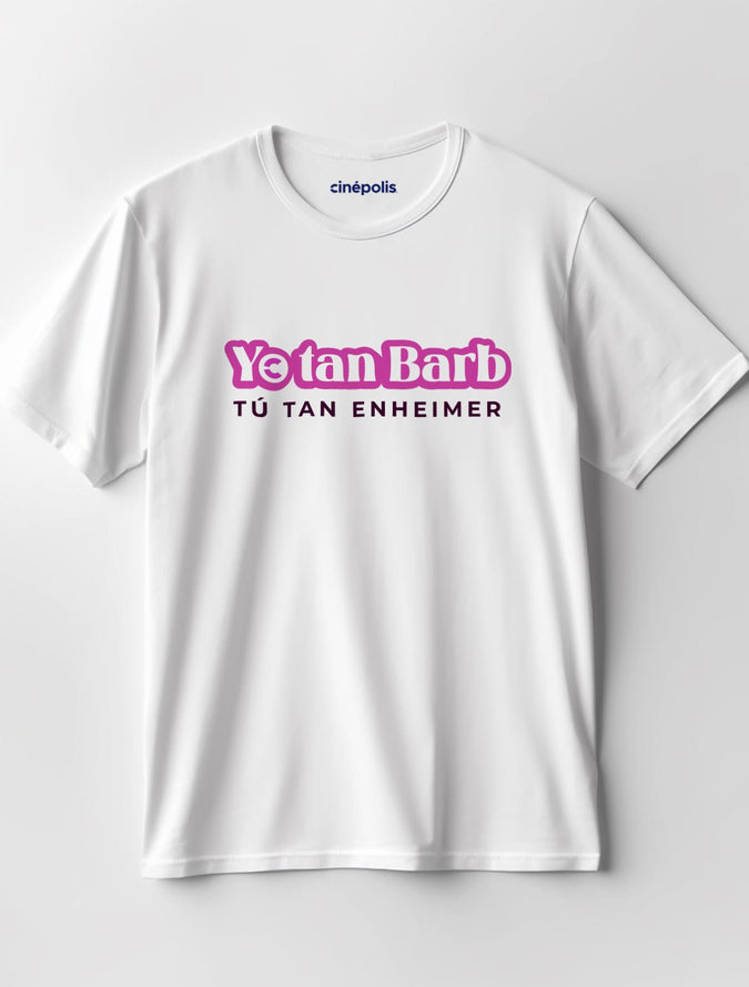 Camiseta Yo Tan Barb + 2 entradas gratis al cine + descuento en dulcería